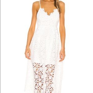 ASTR White Lace Dress in Small